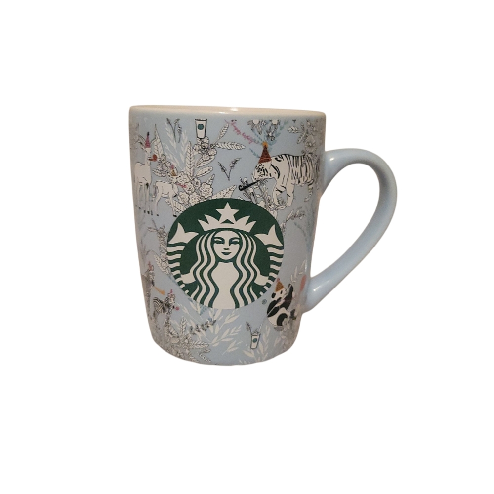 EUC Starbucks 2020 Wild Zoo Party Animals 10oz Coffee Mug